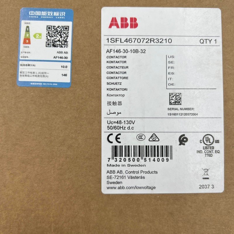 AF146-30-10B-32 AF146-30 ABB Contactor Code-32