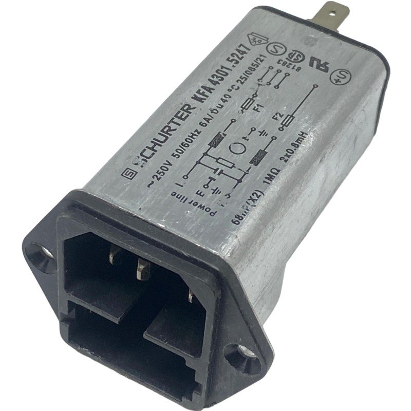 KFA4301.5247 Schurter Power Entry Module With Line Filter