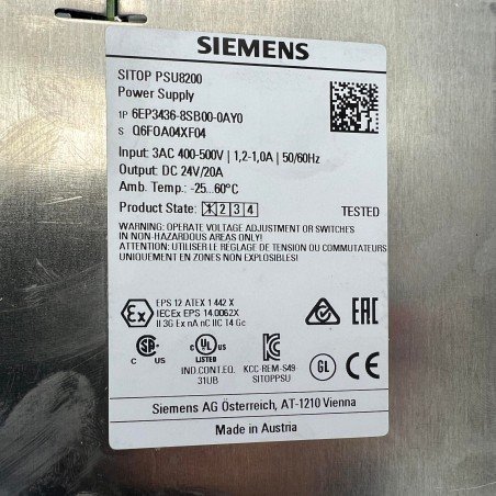 SITOP PSU8200 Siemens Power Supply Unit