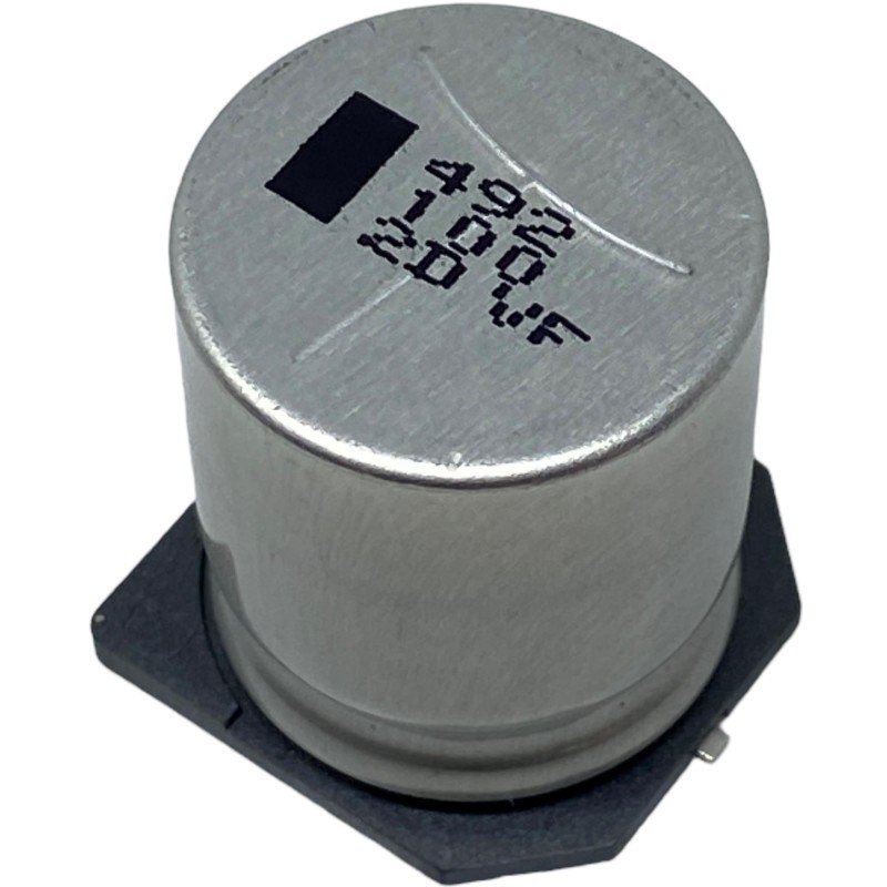 100uF 200V SMD Aluminum Electrolytic Capacitor NACVF101K200V18X22 21.5x18mm
