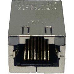 0810-1XX1-03 Single Port Shielded RJ-45 Connector With Integrated 10/100 Magnetics
