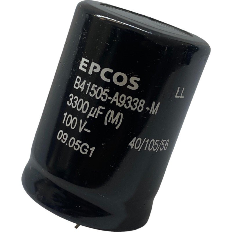 3300uF 100V Radial Electrolytic Capacitor B41505-A9338-M Epcos