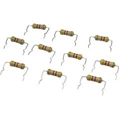 Metal Film Resistor Axial 4.7Kohm 4K7 1/4W 0.25W 5% Qty:10