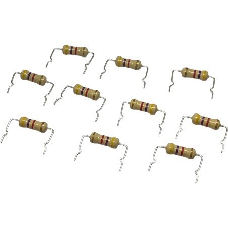 Metal Film Resistor Axial 4.7Kohm 4K7 1/4W 0.25W 5% Qty:10