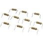 Metal Film Resistor Axial 4.7Kohm 4K7 1/4W 0.25W 5% Qty:10
