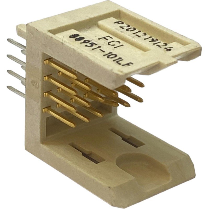 88951-101LF FCI High Speed Modular Connector 24 Position PCB Header