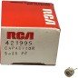 5-25pF 1 Section Air Variable Ceramic Capacitor 421995 RCA 5.5mm