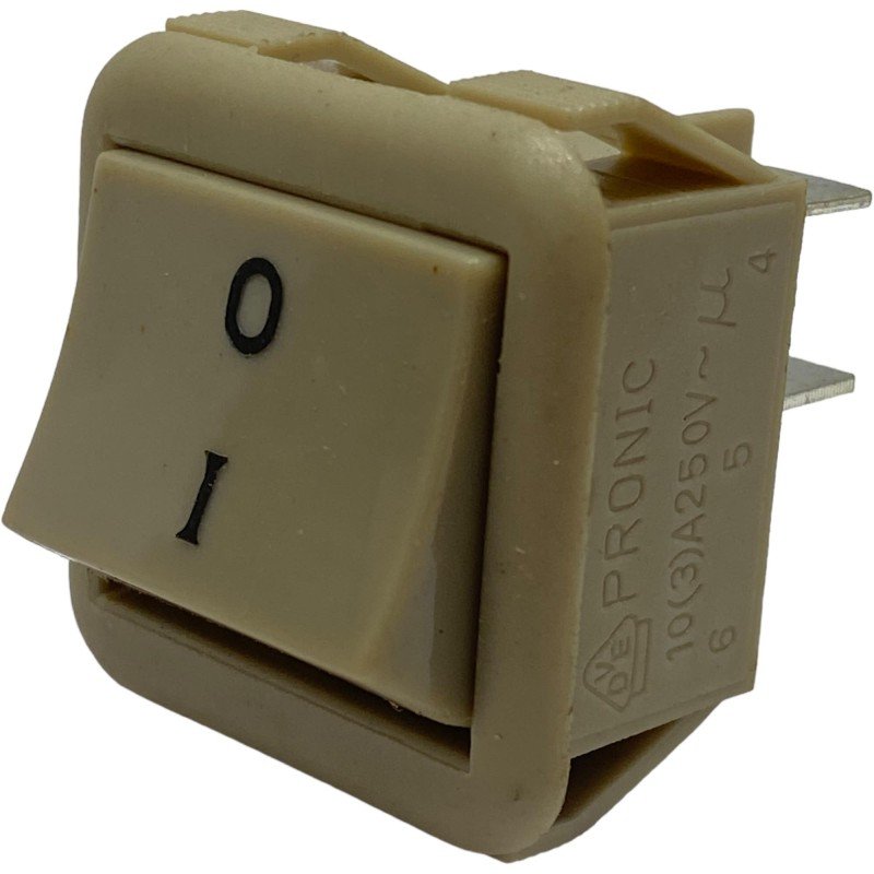 R30T85 Pronic DPST Rocker Switch ON-OFF 10A/250Vac 15A/125Vac