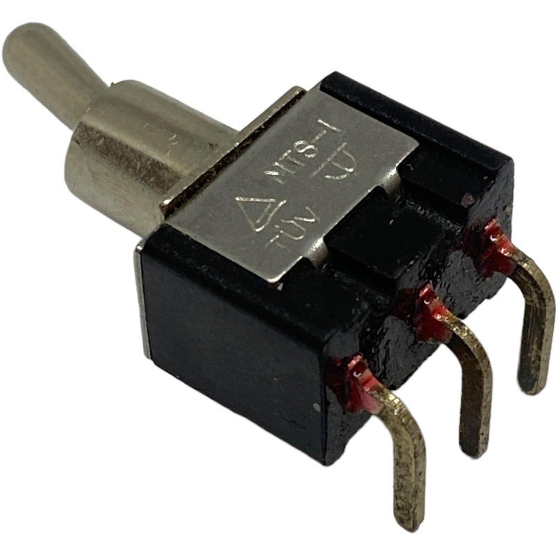 MTS-1 SPDT Black Toggle Switch ON-ON 3A/250Vac