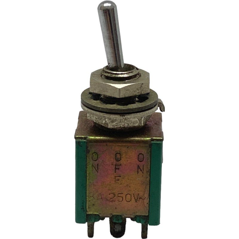 M2-C-1T Feme DP3T Toggle Switch ON-OFF-(ON) 6A/125Vac
