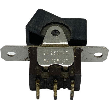 Black SPDT Rocker Switch ON-ON 2A/250Vac 5A/125Vac