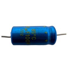 20UF 100V AXIAL ELECTROLYTIC CAPACITOR 21X10mm