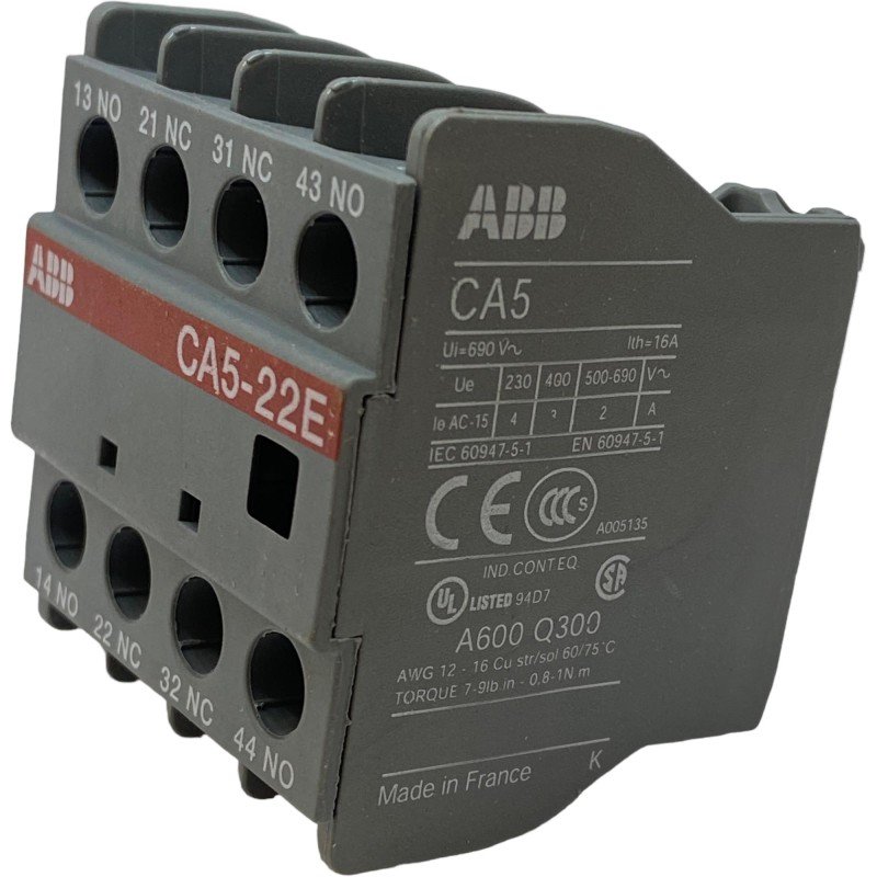 CA5-22E ABB Auxiliary Contact Block