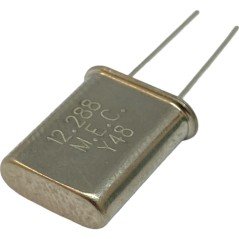 12.288MHz 2 Pin Crystal Oscillator Clock HC-49U Series MEC