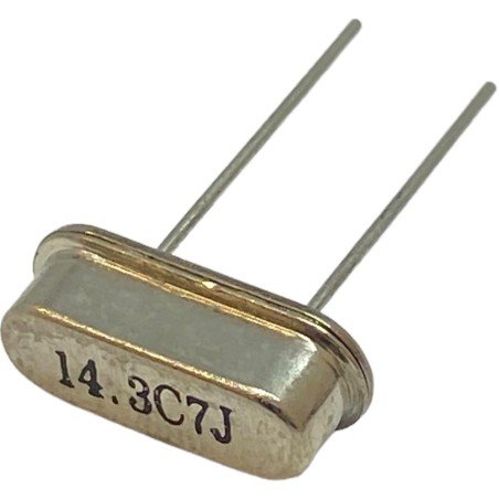 14.3MHz 2 Pin Crystal Oscillator Clock HC-49S