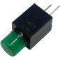 Green Indicator Light 2 Pin PCB Mount 19x9mm