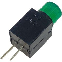 Green Indicator Light 2 Pin PCB Mount 19x9mm