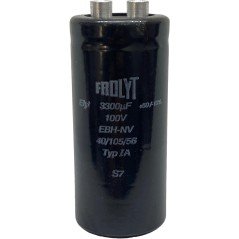 3300uF 100V +50% -10% Fixed Electrolytic Capacitor EBH-NV Frolyt 80x35.5mm