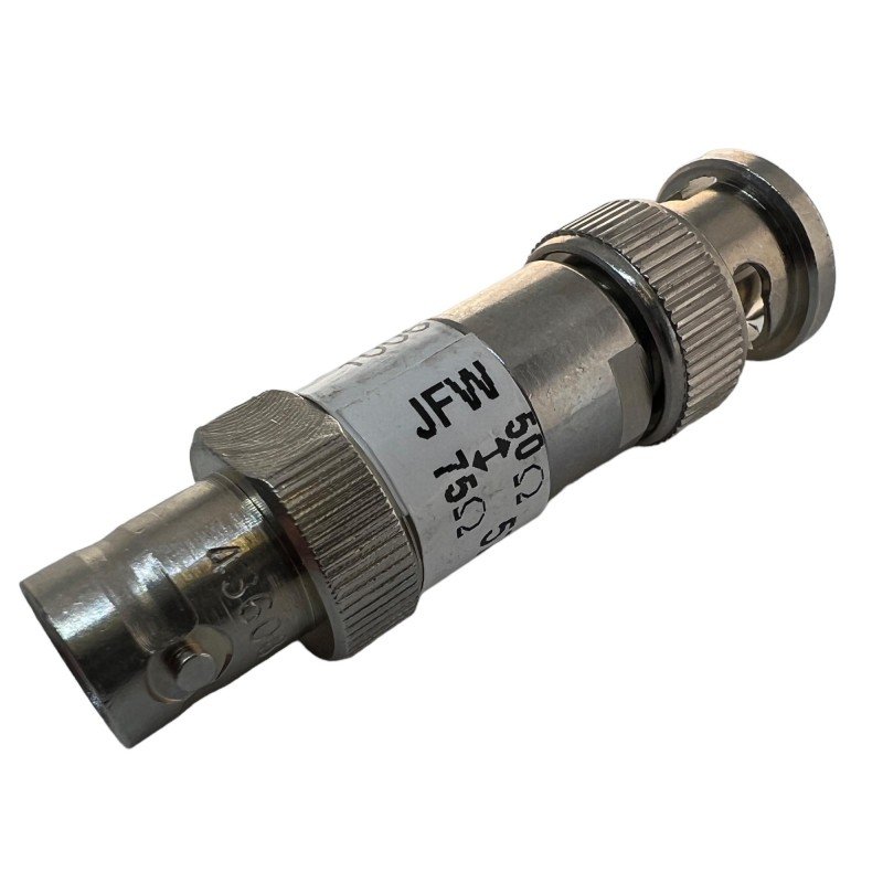 JFW 57ZT Impedance Adapter 50-75Ohm BNC BNC