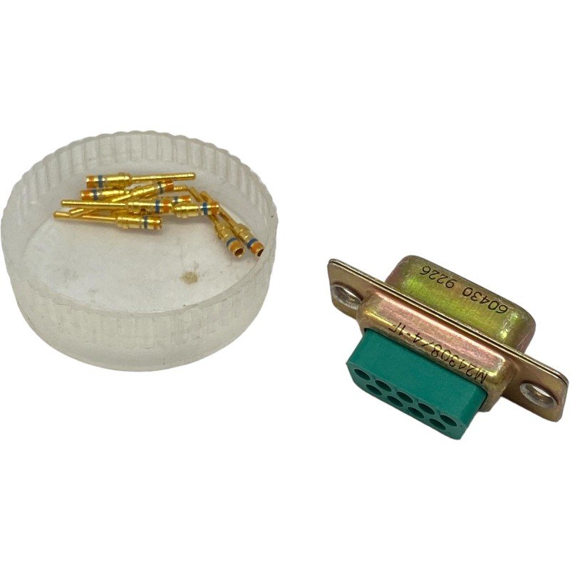 M24308/4-1F ITT D Sub Mil Spec Connector 9 Position