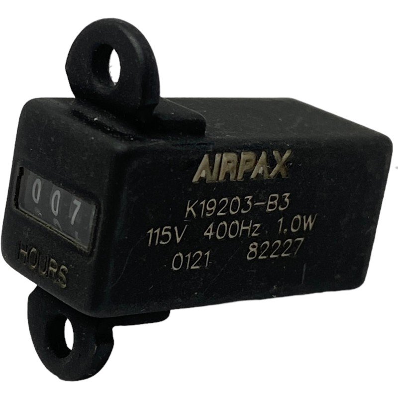 K19203-B3 Airpax Time Totalizing Meter 115V/400Hz/1W