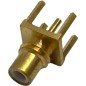 R112.426.000 R112426000 Radiall SMC(m) Coaxial Connector Through Hole Solder 50Ohm