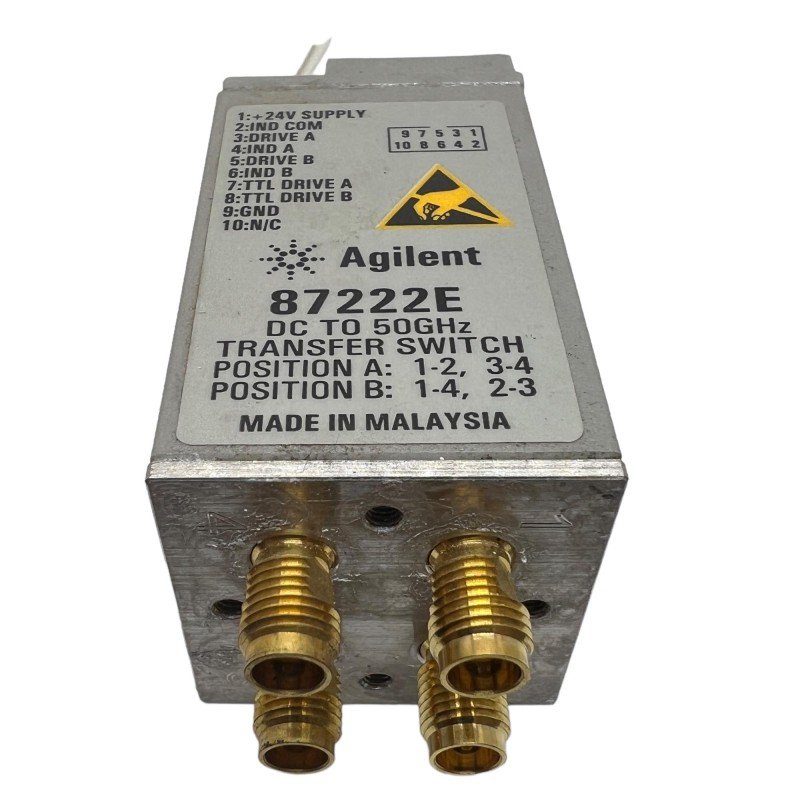 87222E Agilent Coaxial Switch Transfer DC-50Ghz OPT 100 201