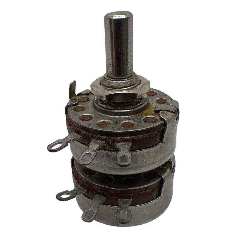 20KOHM+1KOHM 20K+1K METAL MILITARY LINEAR DOUBLE POTENTIOMETER ALLEN BRADLEY