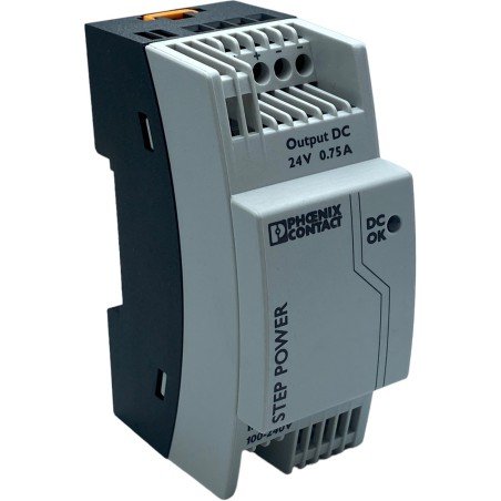 STEP-PS/1AC/24DC/0.75A Pheonix Contact DIN Rail Power Supply 2868635