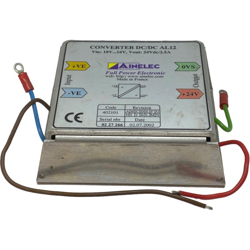Ainelec AL12 DC-DC Converter Vin:10-16V Vout:24V/2.5A