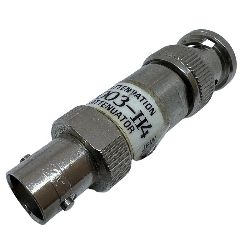 JFW 50FP-003-H4 Fixed Attenuator 3db DC-4Ghz BNC