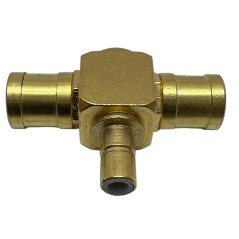 SMB Male - Female Tee Adapter Coaxial