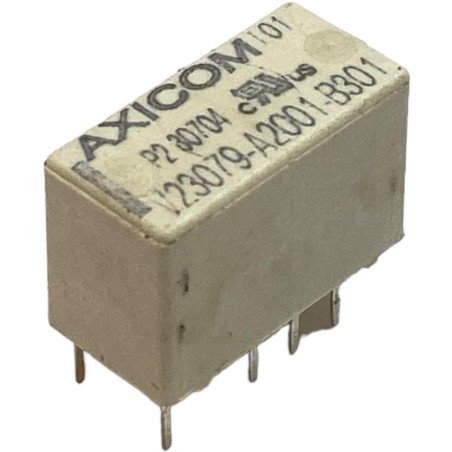 V23079-A2001-B301 Axicom DPDT 8 Pin Low Signal PCB Relay 5Vdc/2A