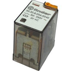 55.32.8.006.0040 Finder DPDT General Purpose Relay 10A/6V