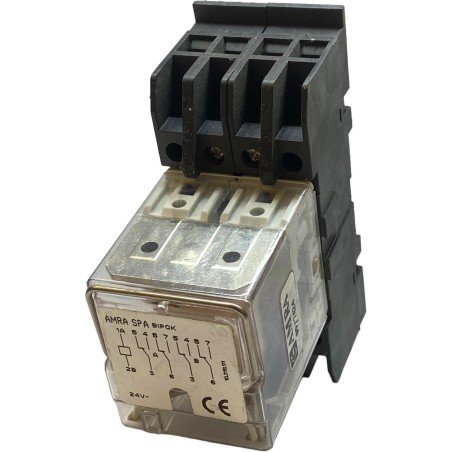 Bipok Amra Spa SPDT Instantaneous Monostable Relay With Socket