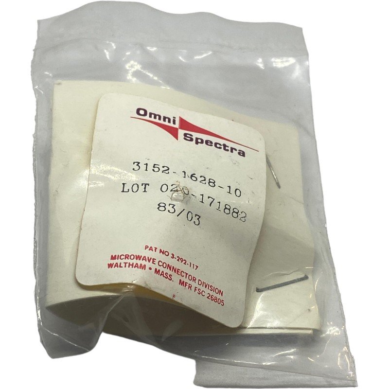 3159-1628-10 Omni Spectra TNC (f) To Chassis Mount Coaxial Connector