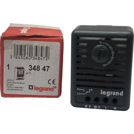 34847 Legrand Thermostat 250Vac/10A