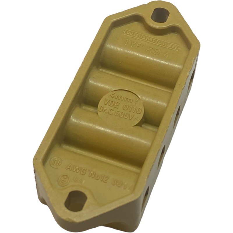 Weidmuller KS4 Terminal Strip Block VDE0110 4mm 500V