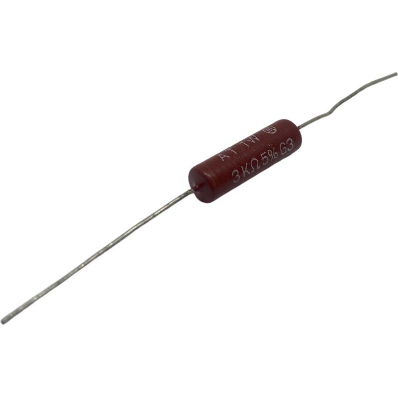 3Kohm 3K 1W 5% Axial Fixed Wirewound Resistor AT1W