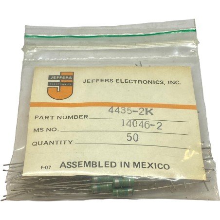6.8uH 395mA Mil Spec RF Choke Inductor 4435-2K Jeffers 5950-00-430-5349