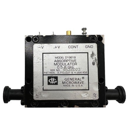 D1961B General Microwave Absorptive Modulator 0.5-8Ghz