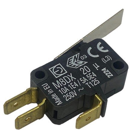 M8DX20U(L3) SPDT Momentary Snap Action Microswitch 5A5E4 10A/250V