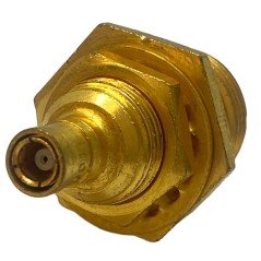 N Type(f) To SMB(f) Straight Type Coaxial Connector Gold Adapter