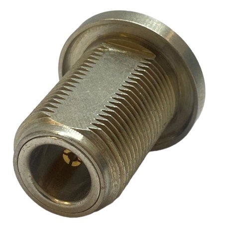 R161606000 Radiall N Type(f) Bulkhead Jack With Solder Pot Contact Coaxial Connector