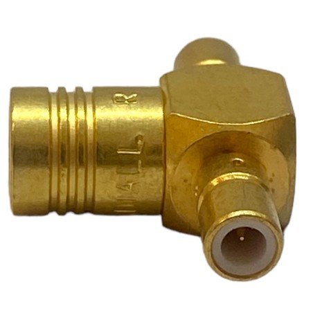 R114780000 Radiall Tee SMB(f) To 2x SMB(m) Coaxial Adapter