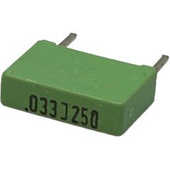 0.033uF 33nF 250V Radial Film Capacitor MKT1822 ERO 12.85x8.85mm