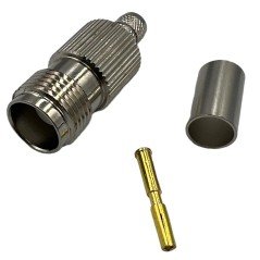TNC (f) Coaxial Connector Crimp for RG59 LMR240 H155 Cable
