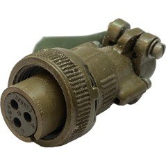 MS3106E14S-7S Cannon Circular Mil Spec Connector With Cable Clamp
