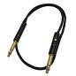 316 6.3mm Jack PJ Patchcord 600mm Black 43-720 Canford