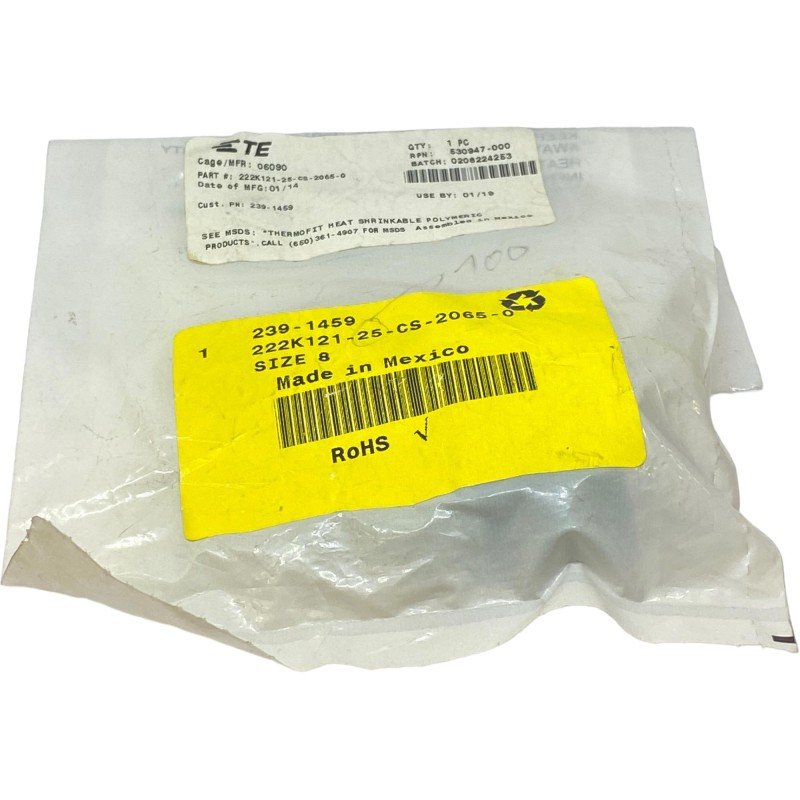 222K121-25-CS-2065-0 TE Connectivity Heat Shrink Boot 90° Black 21